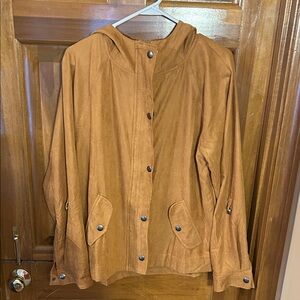 Staccato Brown Utility Jacket with Hood